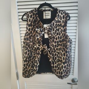 NWT Leopard Print Women's Top